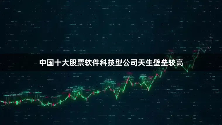 中国十大股票软件科技型公司天生壁垒较高